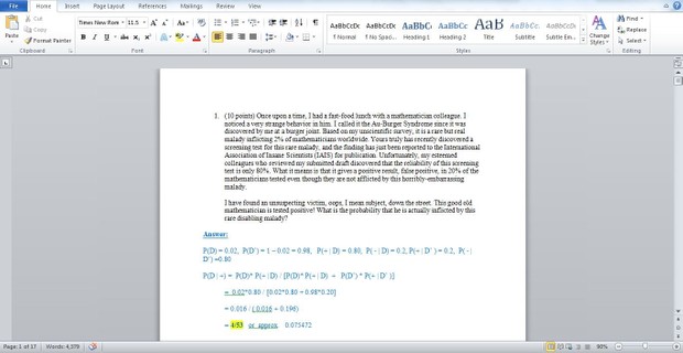 Once upon a time, I had a fast-food lunch with a mathematician colleague