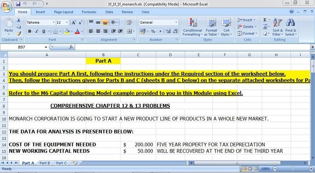 COMPREHENSIVE CHAPTER 12 & 13 PROBLEMS