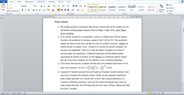 Mathematical Statistics I Assignment