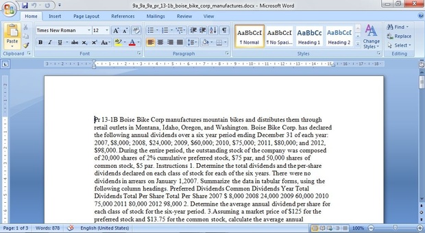 Pr 13-1B Boise Bike Corp manufactures