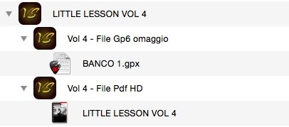 LITTLE LESSON VOL 4 - Format Pdf (in omaggio file Gp6)