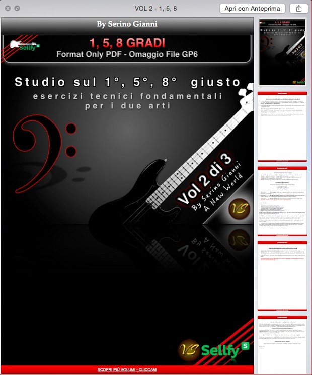VOL 2 - 1°, 5°, 8° GRADI - FROMAT PDF HD - (IN OMAGGIO FILE GP6)