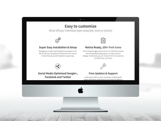 One Page Multi-Purpose WP Theme