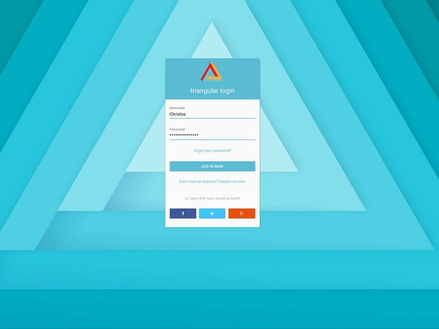 Triangular - Material Design PSD Admin Template