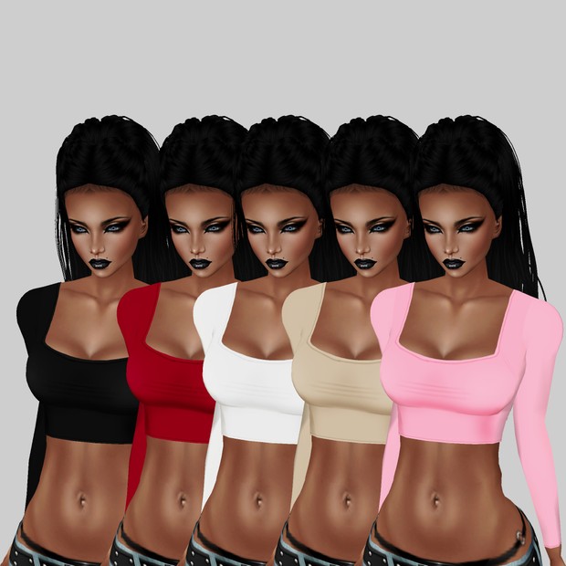 Allure Basic Tops 9 Colors png