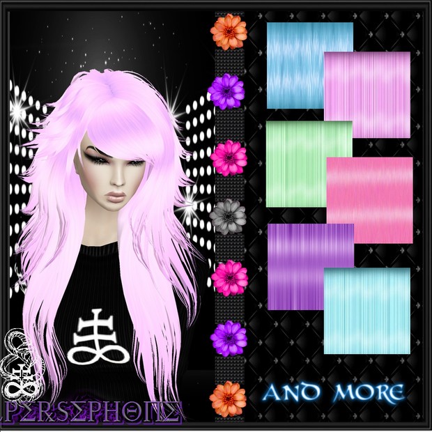Hair pastel 15 texture