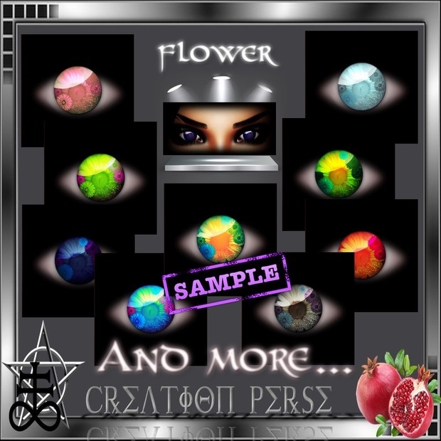 35 Textures eyes flower
