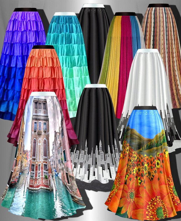 MD MaD Summer Skirt 10 Styles With Resell rights!