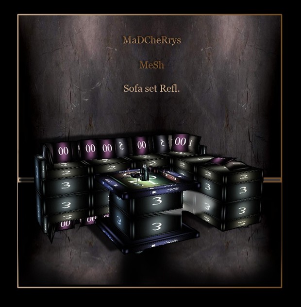 MaD Mesh sofa set with resell rights 2 deferent files