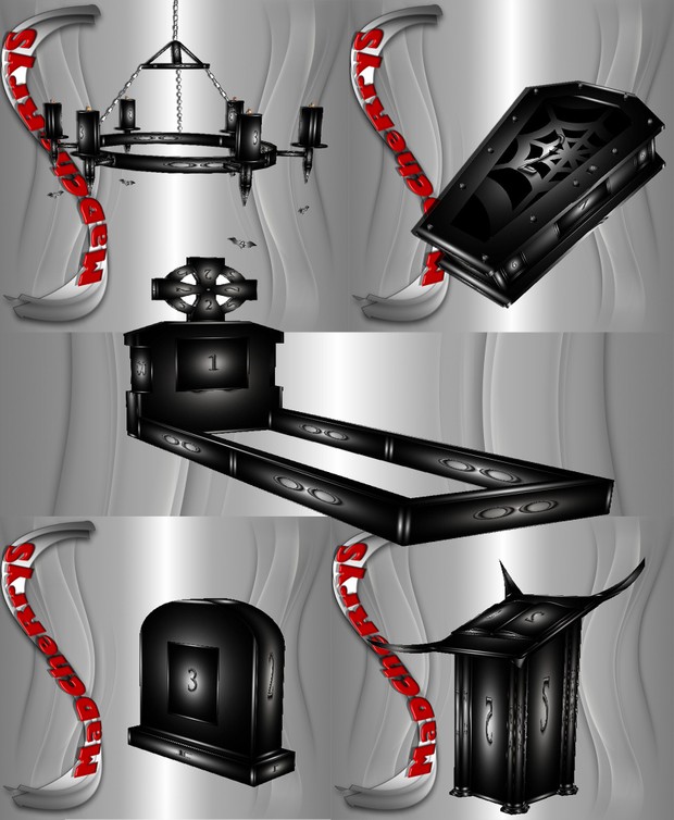 MaD Drv Halloween mesh 5 files RESELL RIGHTS