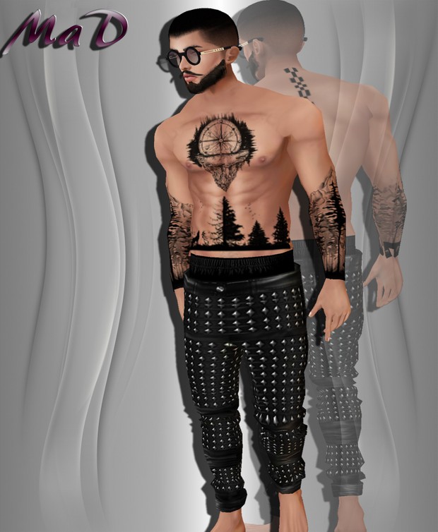MaD MD Spike bottoms + Top Tattoo body CATTY ONLY