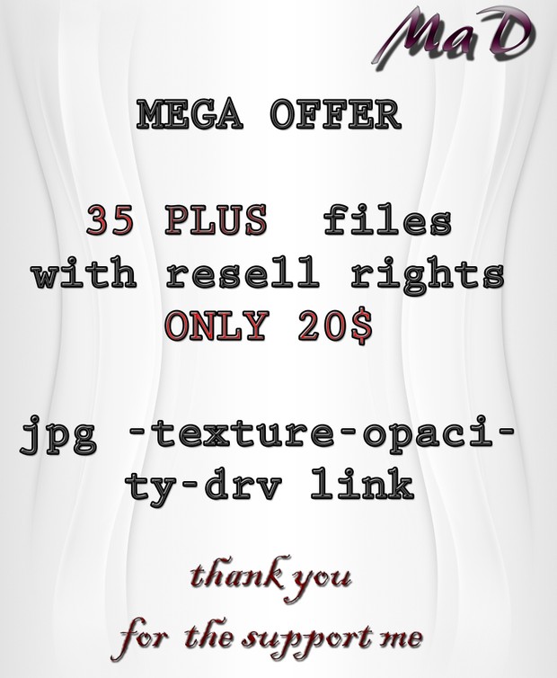 MaD MEGA OFFER 35 PLUS FILES ONLY 20$ WITH RESELL RIGHTS!!!