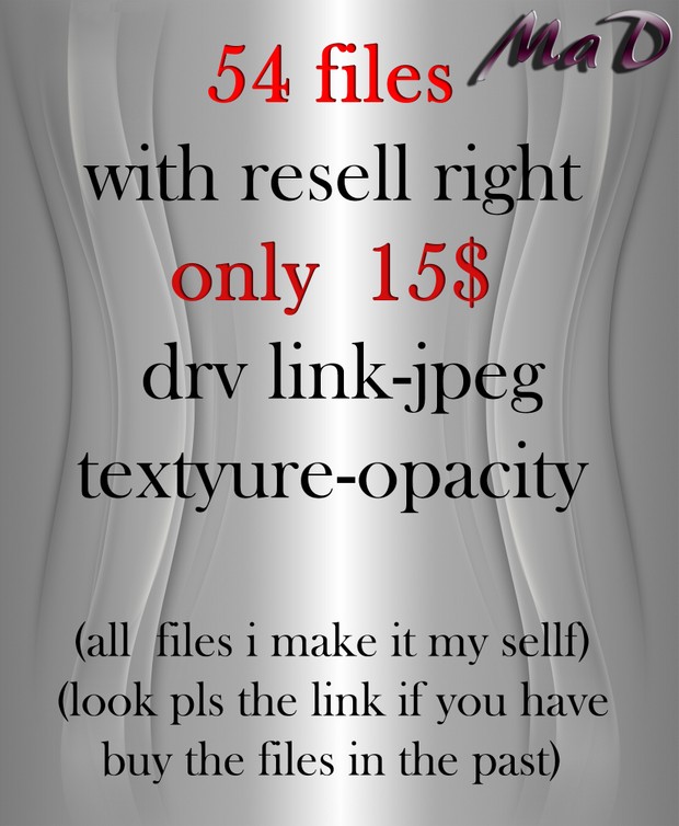 MEGA OFFER 54 FILES WITH RESELL RIGHTS 15$ ONLY