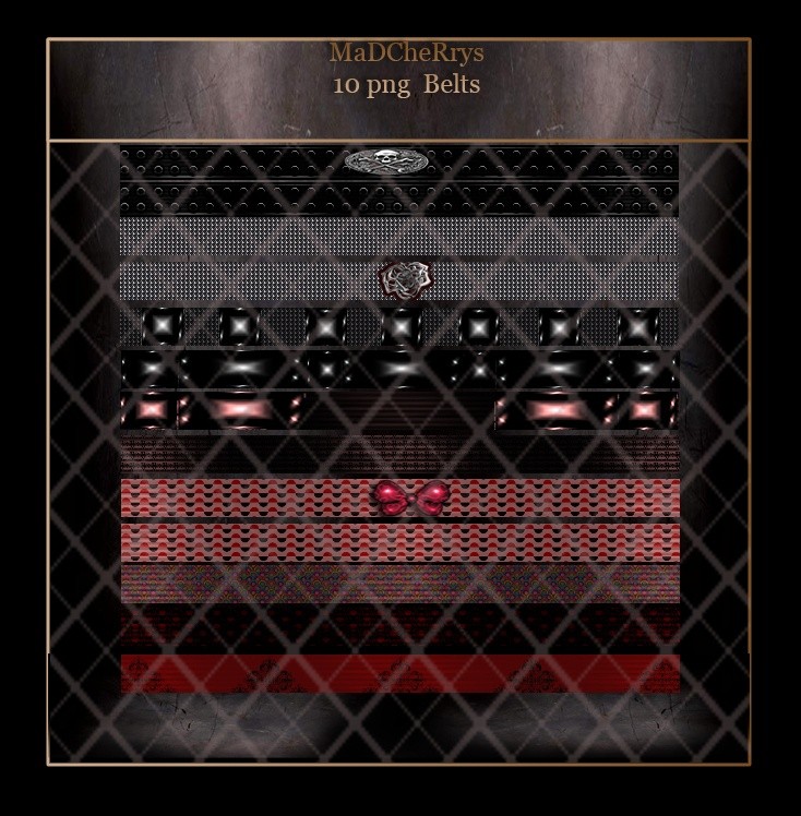 MaD 10 belts png files - MaDCheRrys IMVU