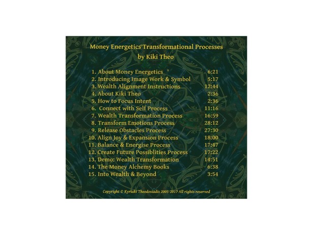 Money Energetics® Mp3 CD