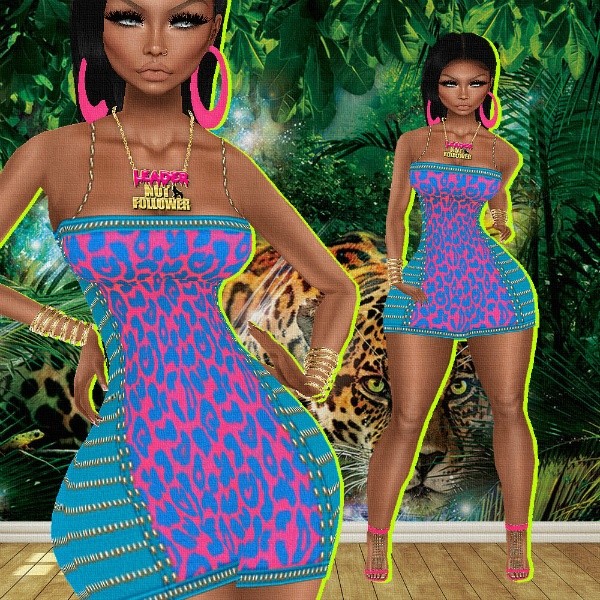 KINA DRESS AND SHOES....Bibirasta