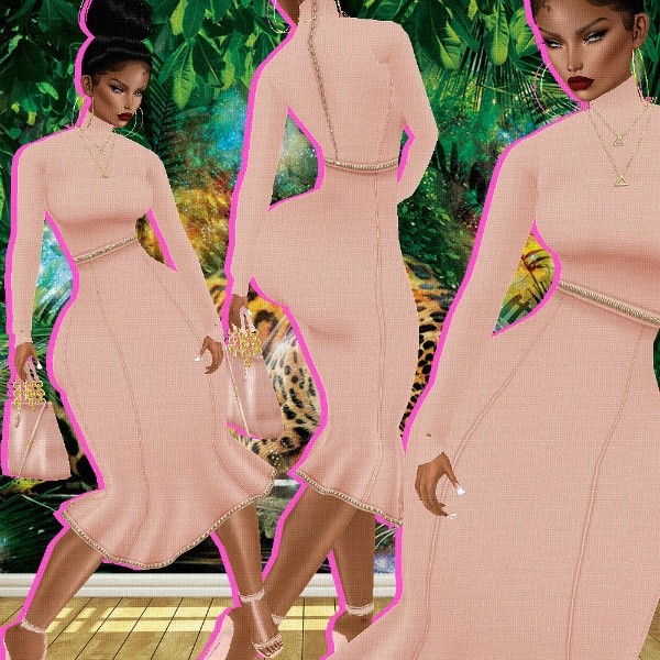 LOVELY DRESS,SHOES,PURSE...Bibirasta