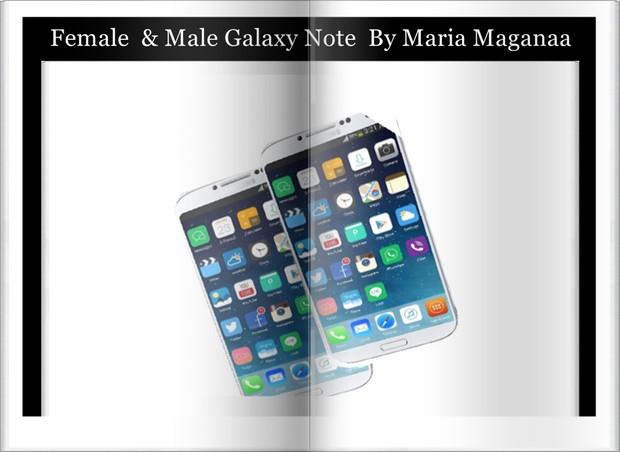 Female And Male Galaxy Note