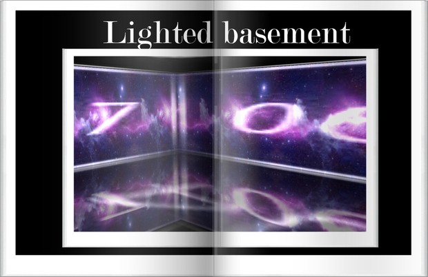 Lighted Basement Room