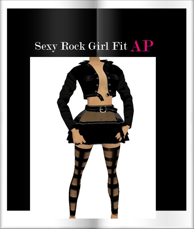 Sexy Rock girl Fit Ap