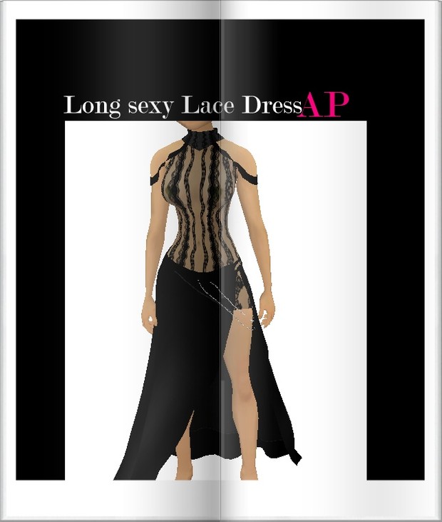 Long sexy lace dress ap