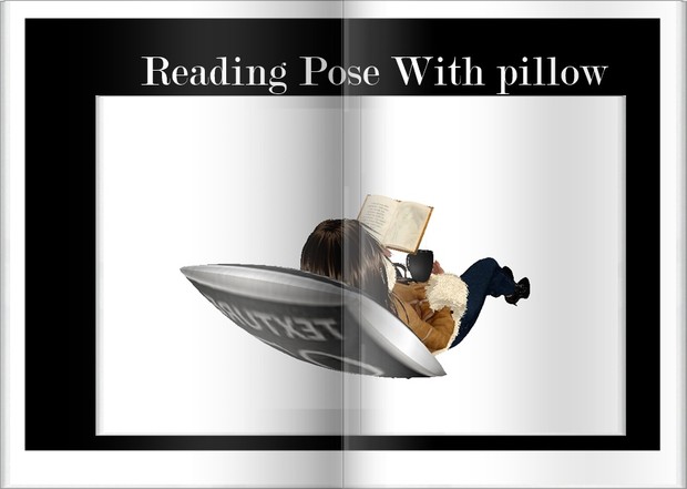 Reading Pose with pillow
