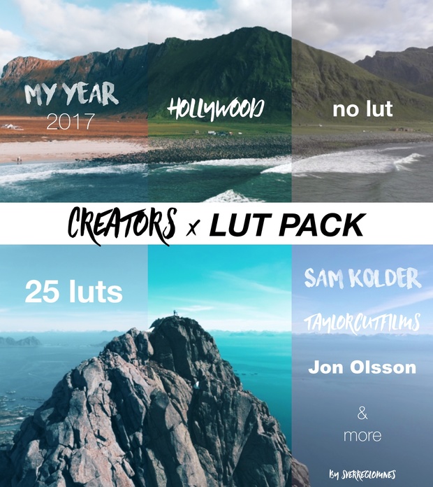 YouTube Creators x LUT PACK // Pro Color Grading 2018 - 25 LUTS