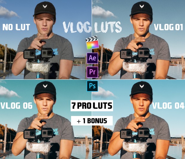 PROFESSIONAL VLOG / TRAVEL LUT PACK + Adjustment Tool (by SverreGlomnes)
