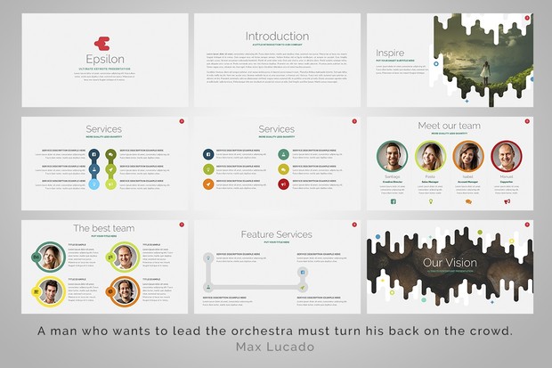 Epsilon Presentation template