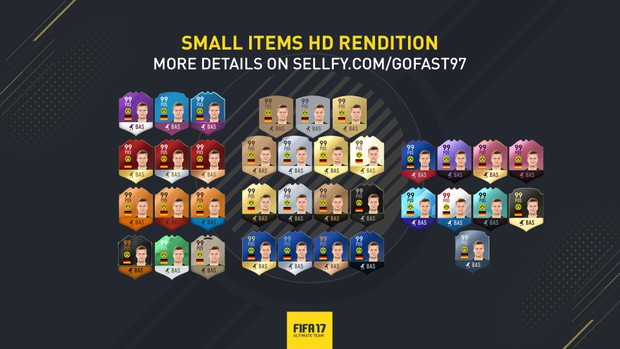 FUT 17 SMALL ITEMS HD RENDITION
