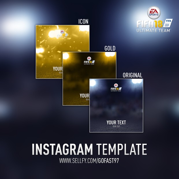 FUT 18 INSTAGRAM TEMPLATE