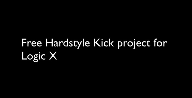 Free RAW Hardstyle Kick Project for Logic Pro X by Redpillz Audio