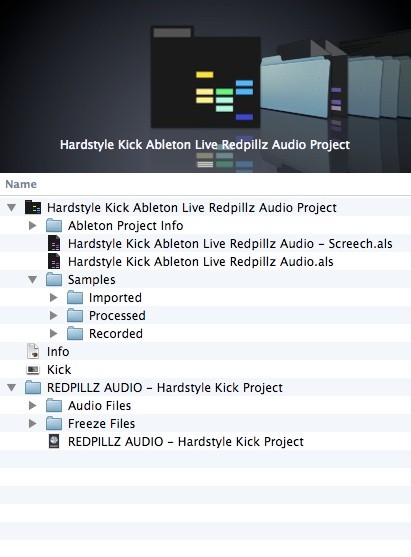 HARDSTYLE KICK PROJECT by Redpillz Audio