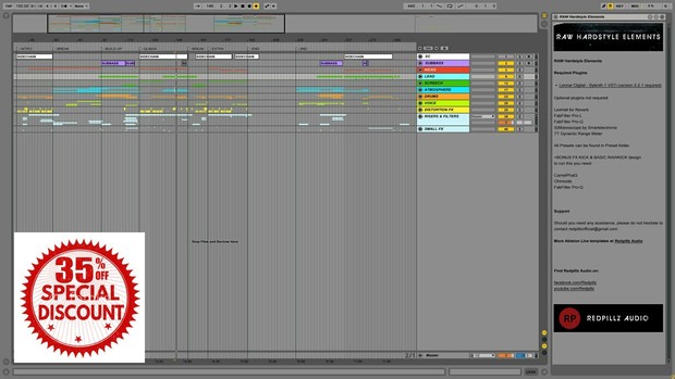 5 Hardstyle Projects for Ableton Live 25% OFF