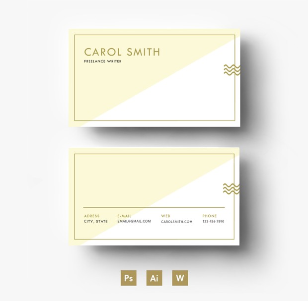 Custom Business Card Template/ PSD file