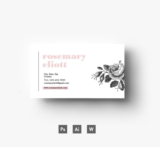 Creative Business Card template/ Layered PSD file