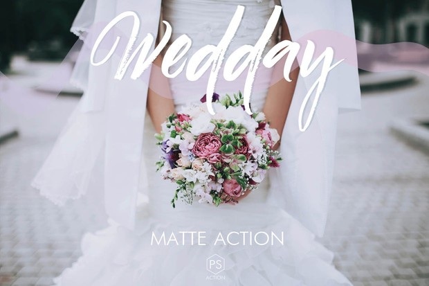 Wedday Photoshop Action