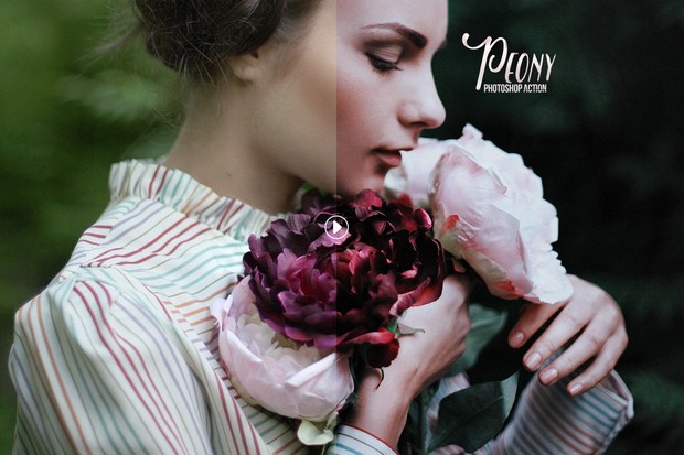 Peony Photoshop Action