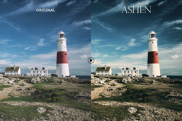 Ashen Landscape Photoshop Action