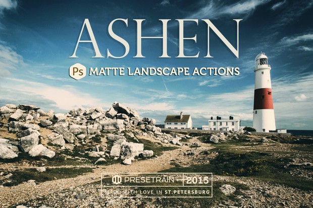 Ashen Landscape Photoshop Action