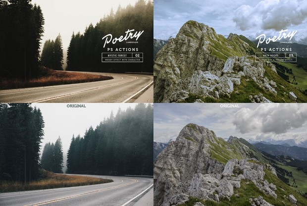Poetry Photoshop Landscape Actions