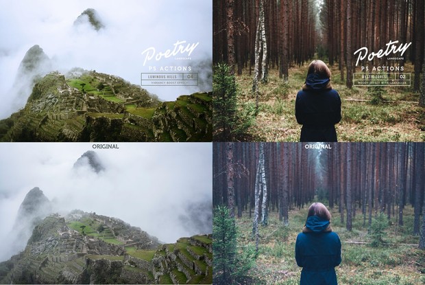 Poetry Photoshop Landscape Actions