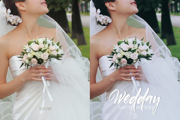 Wedday Photoshop Action
