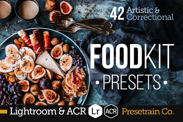 FoodKit - 42 Food Presets for Lightroom & Adobe Camera Raw