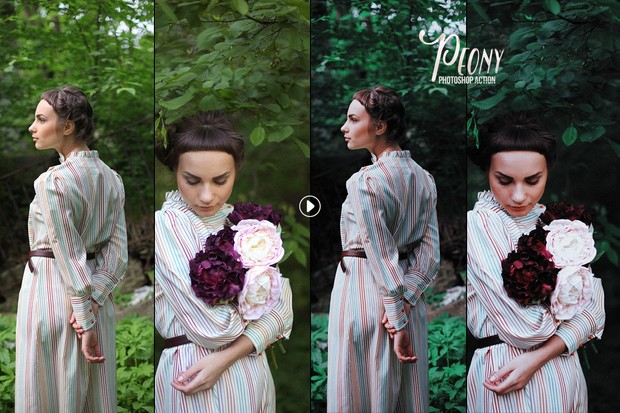 Peony Photoshop Action