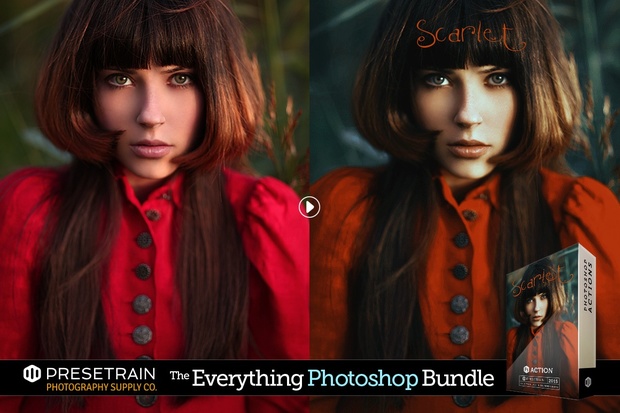 Pro Photoshop Actions Bundle - The Everything Photoshop Bundle by Presetrain Co.