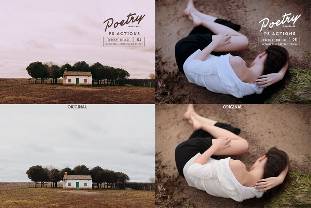 Poetry Photoshop Landscape Actions
