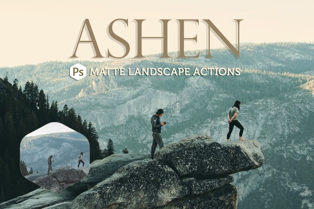 Ashen Landscape Photoshop Action