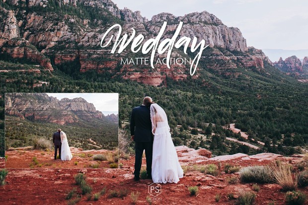 Wedday Photoshop Action