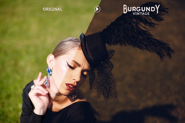 Burgundy Lightroom Preset Pack